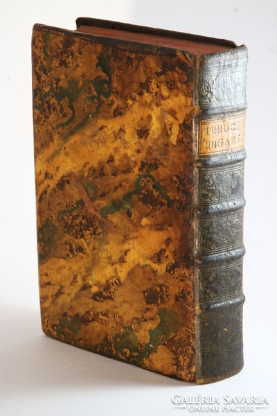1768 - Túróczi László - Ungaria - Magyarország ismertetése Gyönyörű bőrkötésben !!