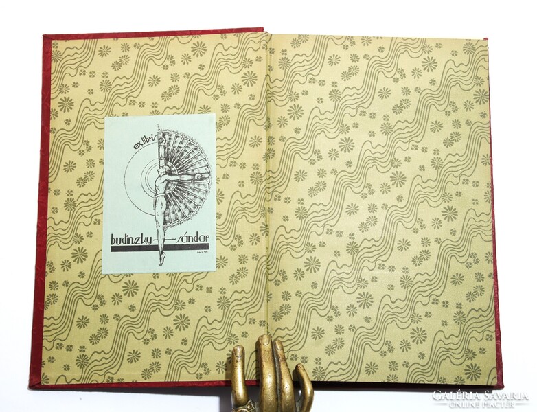 1904 Szecessziós különleges Gottermayer kötés Goethe Iphigenia Taurisban Gyönyörű könyv !!