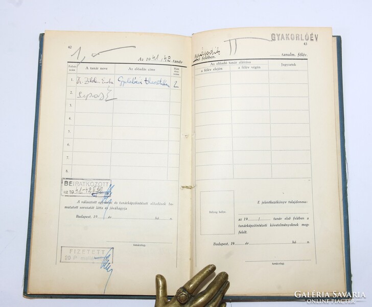 1936 - Devecseri Gábor író tanárképző leckekönyve irodalomtörténeti kuriózum !!