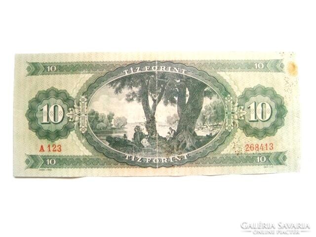 10 HUF 1962. Petőfi ten forints, the 123 mark! 268413 Serial number