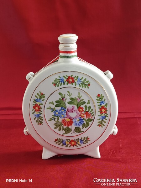 Kézzel festett hollóházi porcelán KULACS