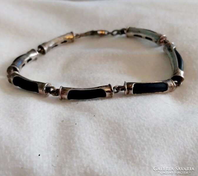 KÜLÖNLEGES EZÜST KARLÁNC,KARKÖTŐ!