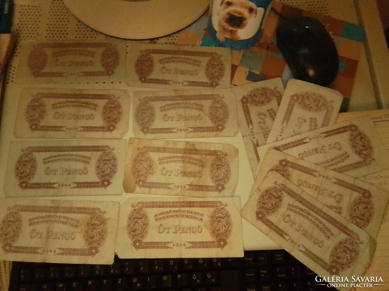 13-drb 5-pengő 1944-ből