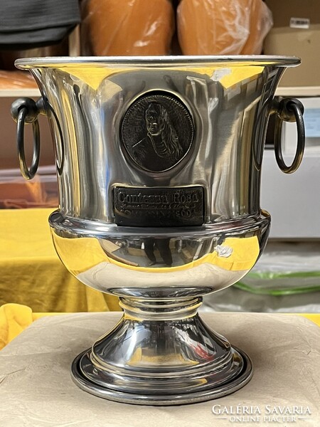 CHAMPAGNE CLUB - Vintage Secchiello Fontanafredda pezsgőhűtő – „Contessa Rosa” 1950–60