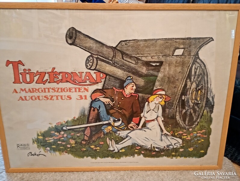 Tűzérnap a margitszigeten