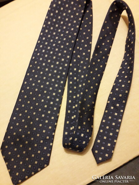 Paksi sötétkék/szürke/kék  apró mintás mosható nyakkendő új.