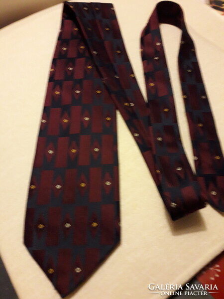 MVM barna/fekete/ színes mintás  nyakkendő új.