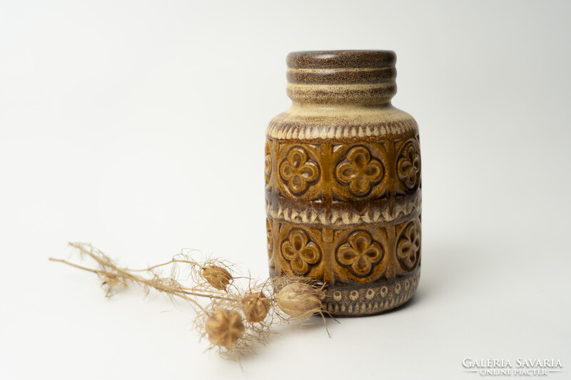 Mid Century Scheurich 289-18 Retró Kerámia Váza / Régi