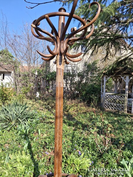 Eredeti antik Thonet álló fogas – sérült, felújításra / alkatrésznek