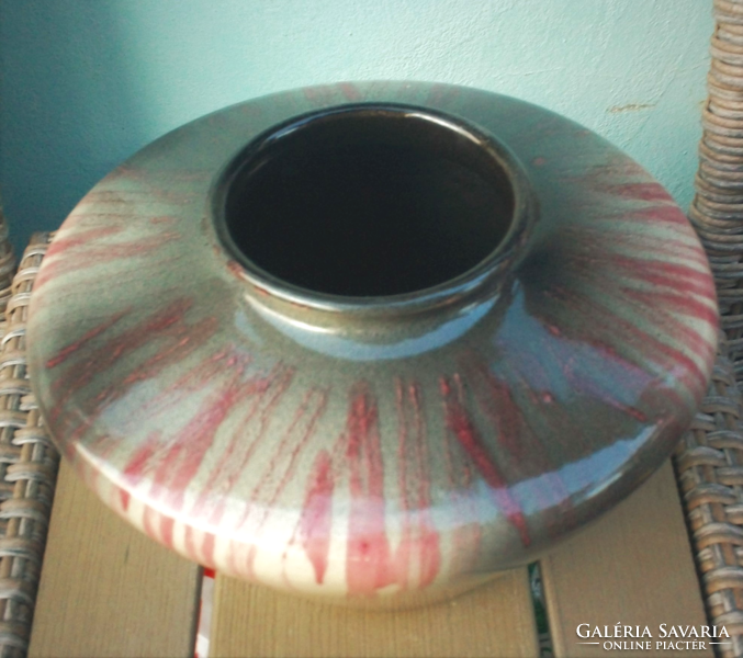 Különleges forma W.Germany kerámia váza '60 évek