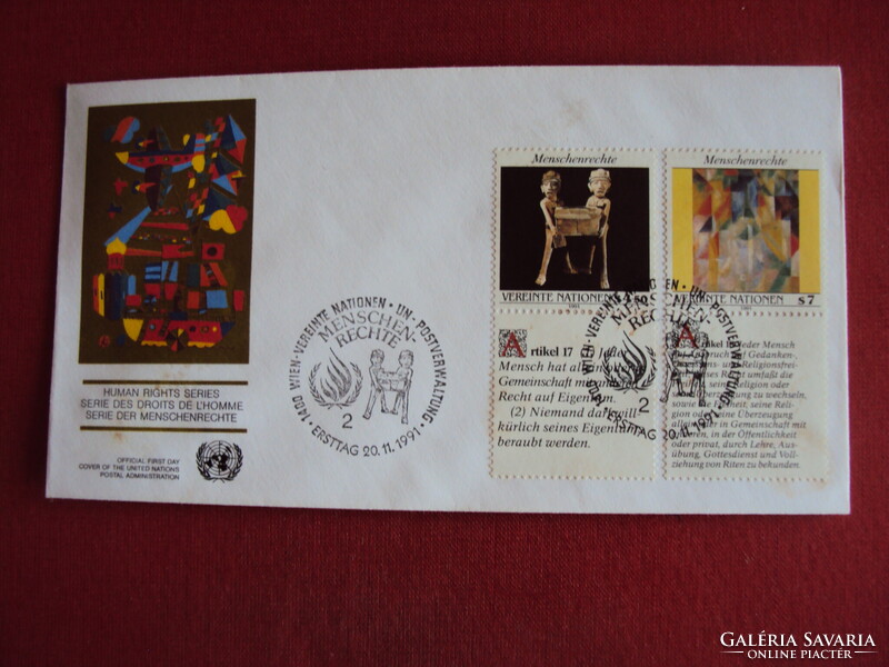 ENSZ-FDC-egységárban eladó Sz-15