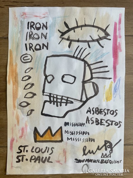 Jean-Michel Basquiat saját gyujteményből
