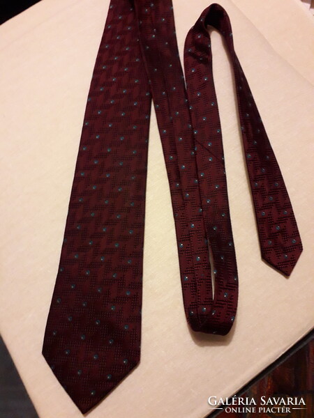 Paul Sargent barna/kék/bordó apró mintás  nyakkendő új.
