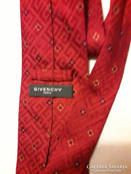 Givenchy Paris extra apró mintás mosható nyakkendő új.