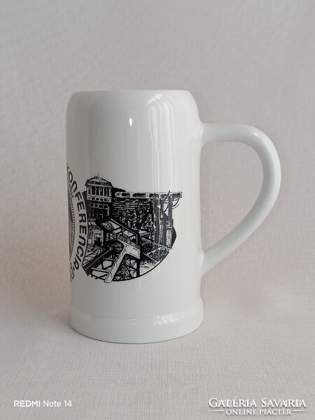 Zsolnay porcelán 3 deciliteres BÁNYÁSZKORSÓ