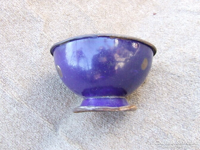 Régi zománcozott borbély tál