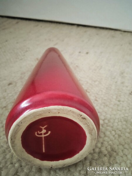 Bordó kerámia váza Jan Bontjes van Beek