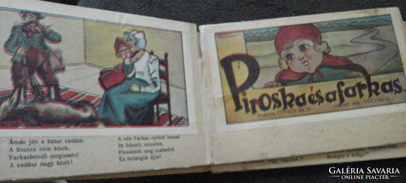 Piroska és a farkas Radó - Czeglédi antik leporelló