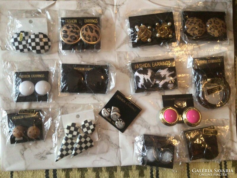 Új állapotú, mutatós, különleges retró klipsz csomag,  14 darab egyben!