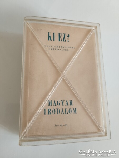 Ki ez? Irodalomtörténeti társasjáték - Magyar irodalom