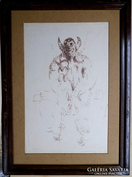 Bolmányi Ferenc 1904-1990 Eredetiség igazolással SZÁMLÁVAL