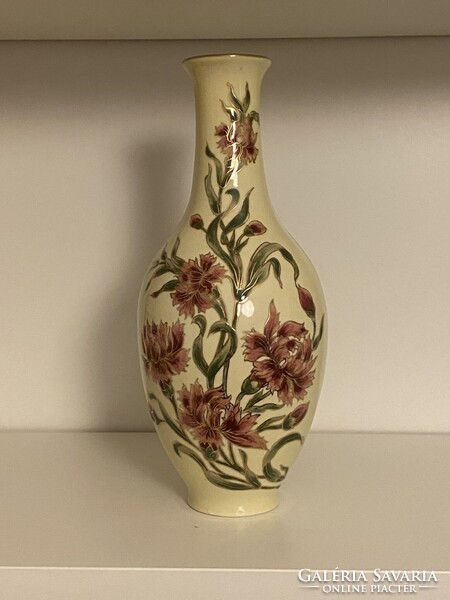 Zsolnay Exclusive Porcelán Váza – Kézzel festett, Pallós Irén szignóval