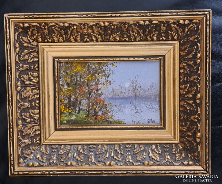 Losonczi Lilla Szignált festmény szép keretében