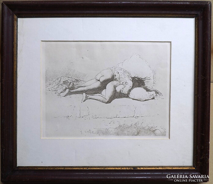 Zichy Mihály 1827-1906 Garanciával SZÁMLÁVAL