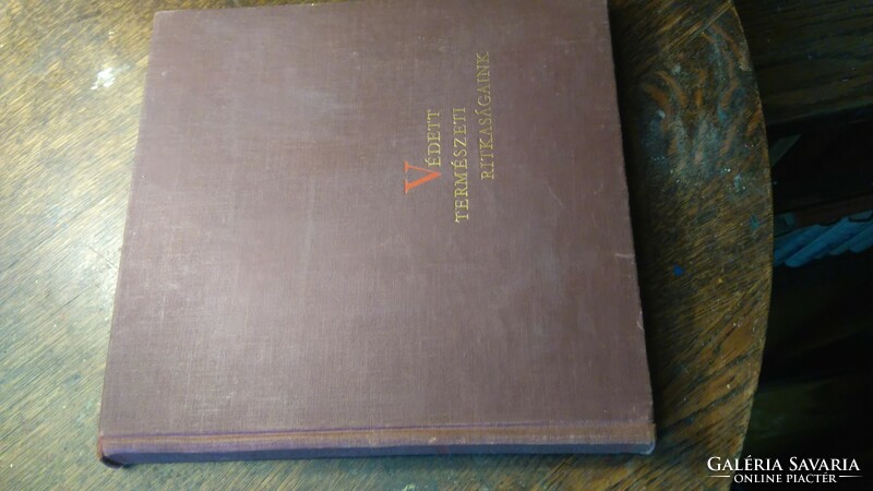 RÉGI KÖNYV VÉDETT TERMÉSZETI RITKASÁGAINK