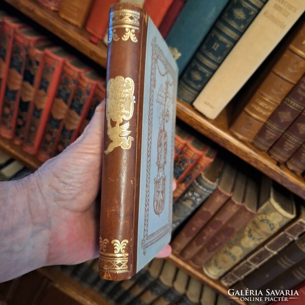 Gótbetűs német HORST WOLFRAM GEISSLER: DER LIEBE AUGUSTIN 1925k GYŰJTŐI! aranyozott félbőr k