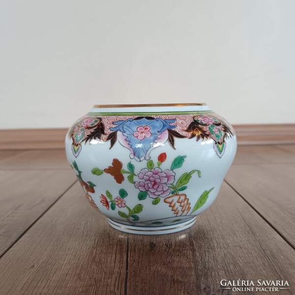 Régi Herendi Paon de Peking mintás porcelán váza