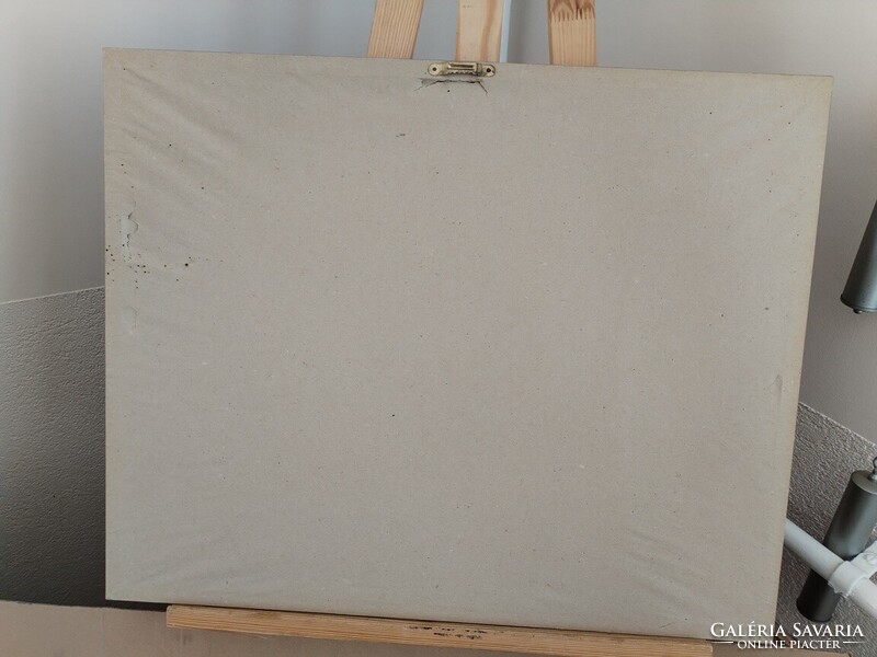 Csontváry Kosztka Tivadar: Mandulavirágzás Taorminában Nyomat  63x51 cm kerettel