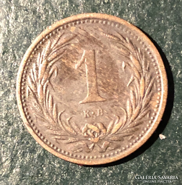 1 Fillér 1896
