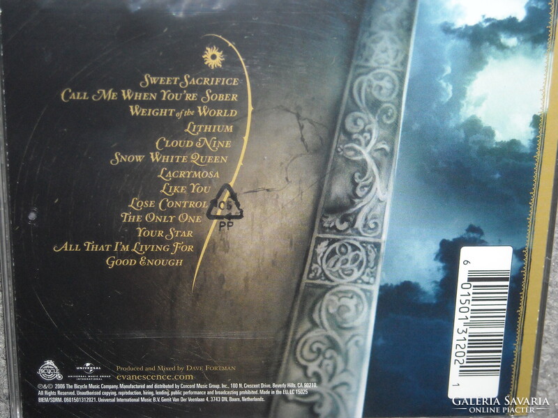 EVANESCENCE THE OPEN DOOR CD ÚJ gyári bontatlan