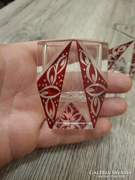 Kivételes Art Deco Karl Palda likőrös készlet – Hibátlan, 1930-as évek