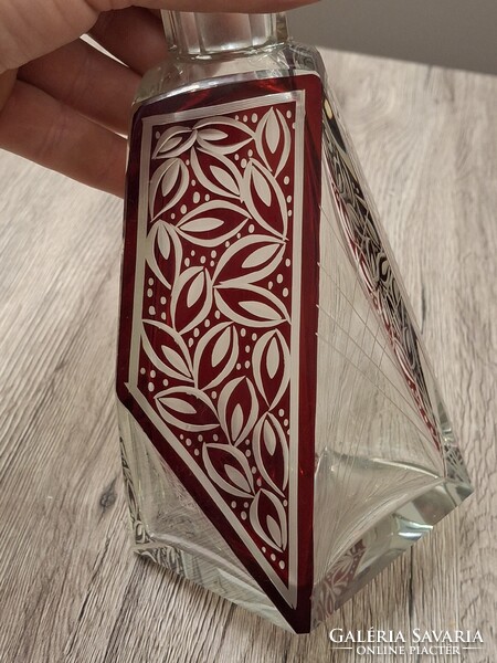 Kivételes Art Deco Karl Palda likőrös készlet – Hibátlan, 1930-as évek