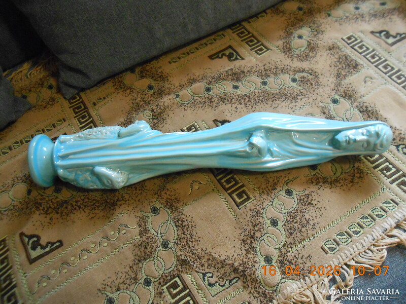 Zsolnay alapmázas Betlehemi pásztor, 50 cm