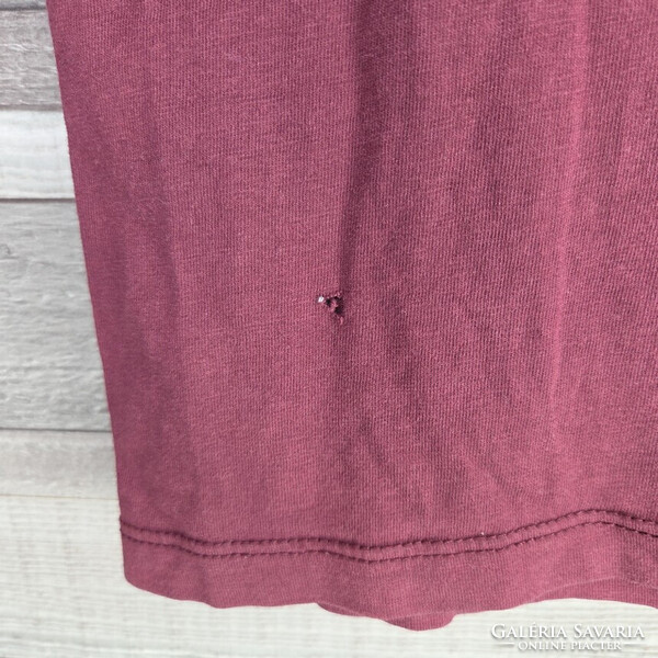 Jack&Jones bordó női póló és FB Sister oldalzsebes nadrág szett, S-M
