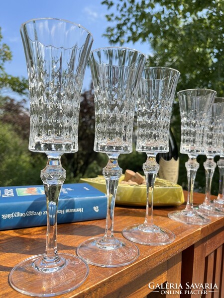 CHAMPAGNE CLUB - Cristal d’Arques – 6 darabos kristálypohár készlet