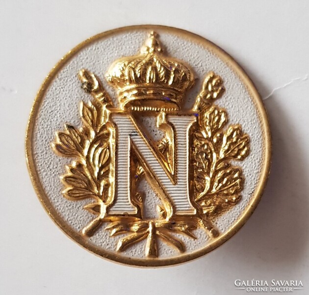 Francia Napoleon katonai gomb 5db
