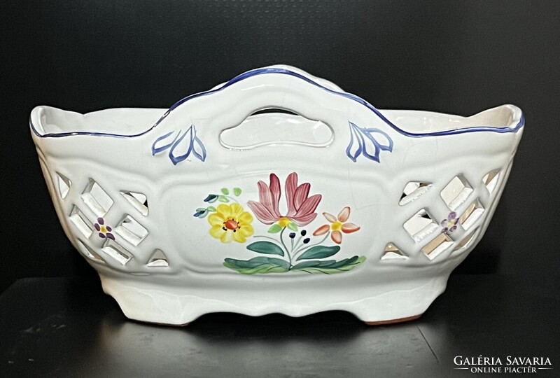 Herend Hungary Village  Pottery majolika / kerámia kínáló !
