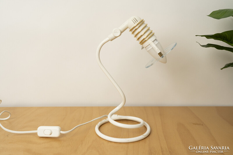 Retro table lamp / mid century / space age lamp / snake-shaped lamp