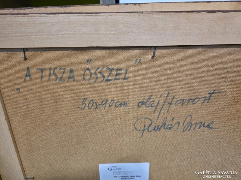 Puskás  Imre olajfestmény
