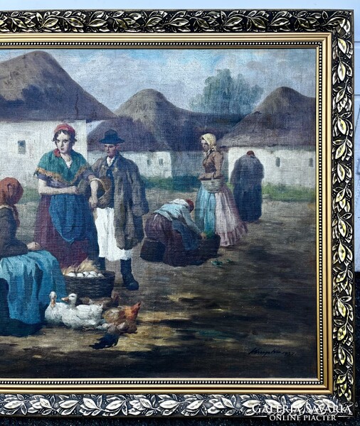 Krupka Ferenc kiváló magyar festőművész alkotása !