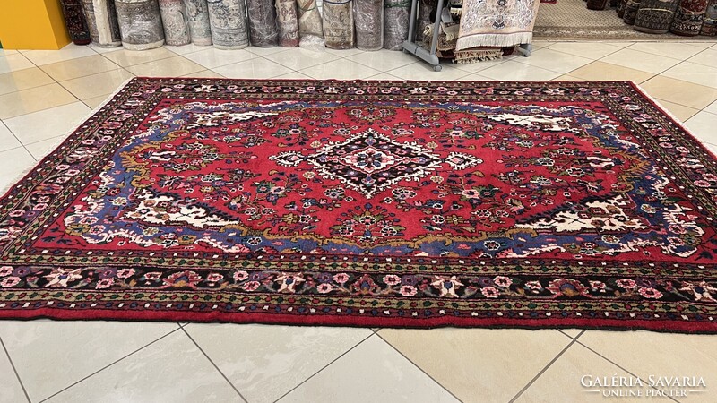 3949 KIÁRUSÍTÁS Eredeti Iráni Sarogh kézi gyapjú szőnyeg 209X301CM