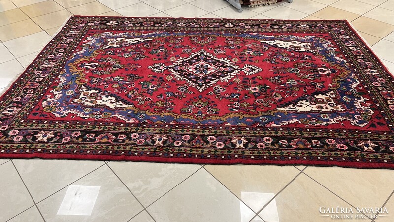 3949 KIÁRUSÍTÁS Eredeti Iráni Sarogh kézi gyapjú szőnyeg 209X301CM