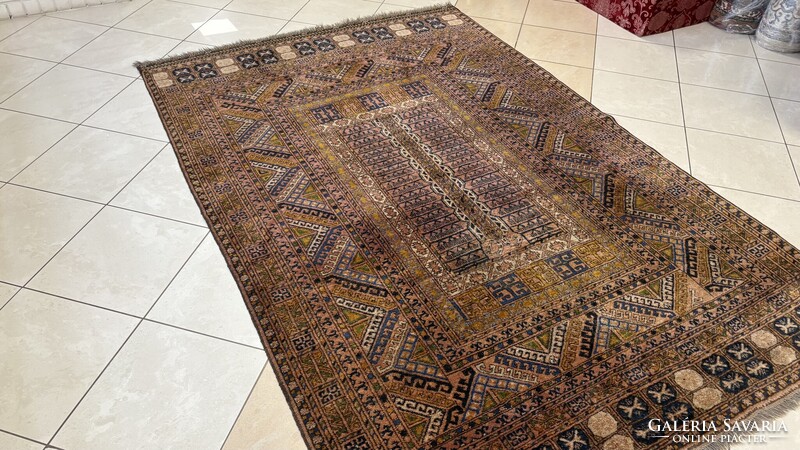 4351 NAGYON RITKA Eredeti Afgan Parda kézi gyapjú perzsa szőnyeg 175X260CM