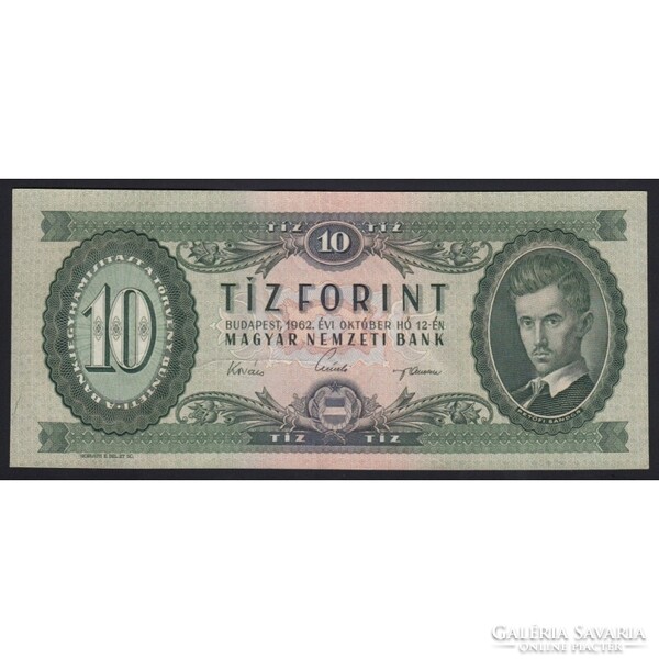 Magyarország,10 forint 1962 UNC