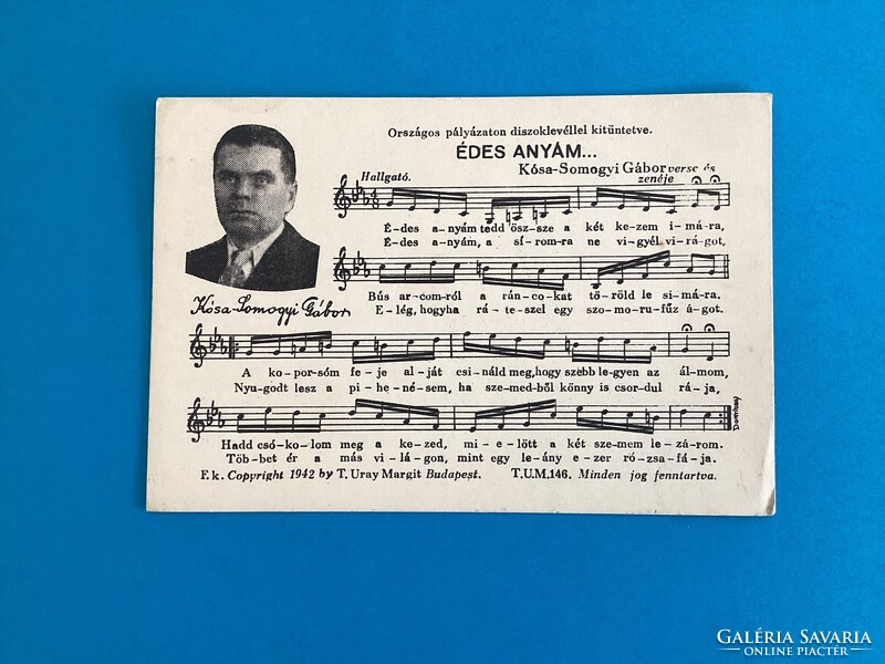 Édes Anyám…