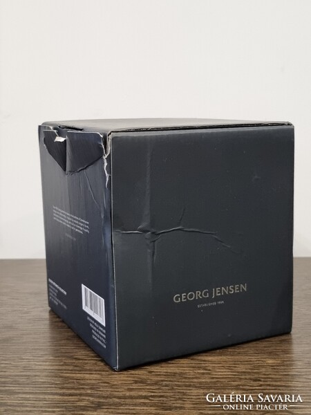 Georg Jensen dán design króm váza /Botanica collection/ 12 cm
